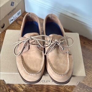 Sperry Tan Boat Shoes